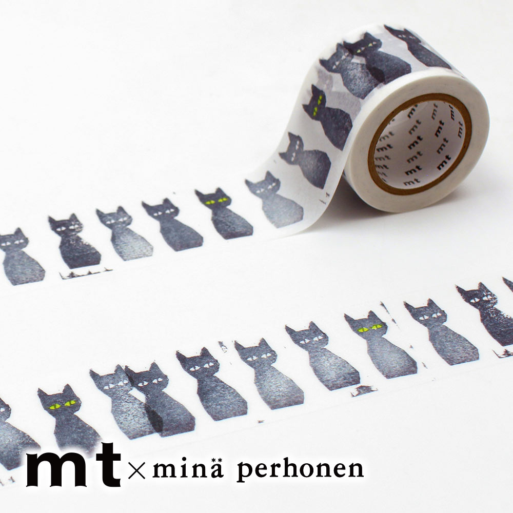 楽天市場】マスキングテープ マステ mt mina perhonen kuro-neko ミナ