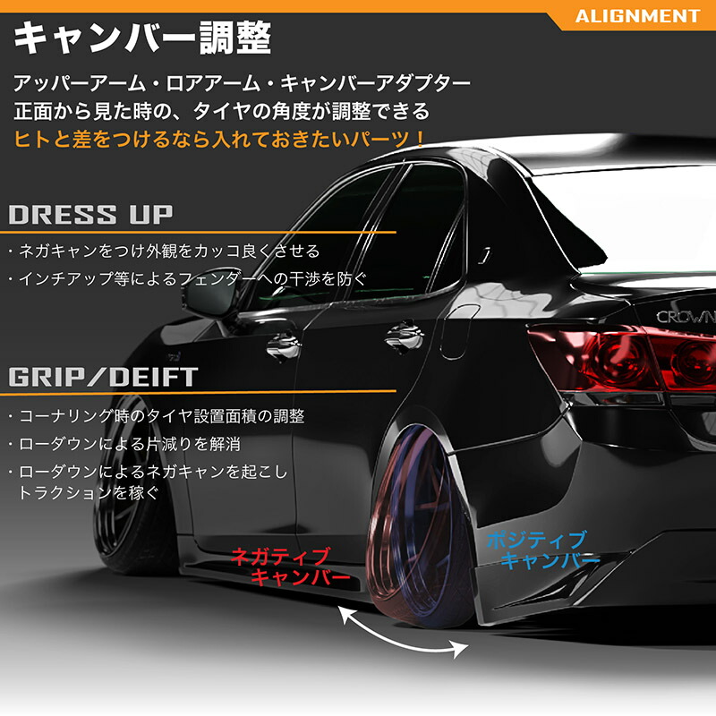 楽天市場】ZVW50 プリウス タイロッドエンド 調整式 延長 フロント