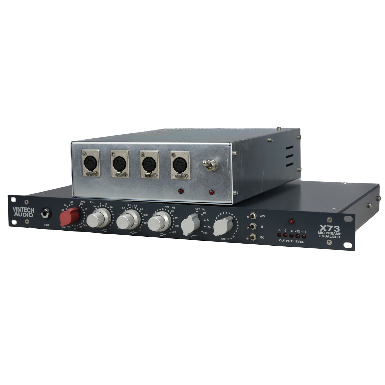 Vintech X73 Microphone Preamp/3-Band EQ with PSU #VA121201-2 (Used