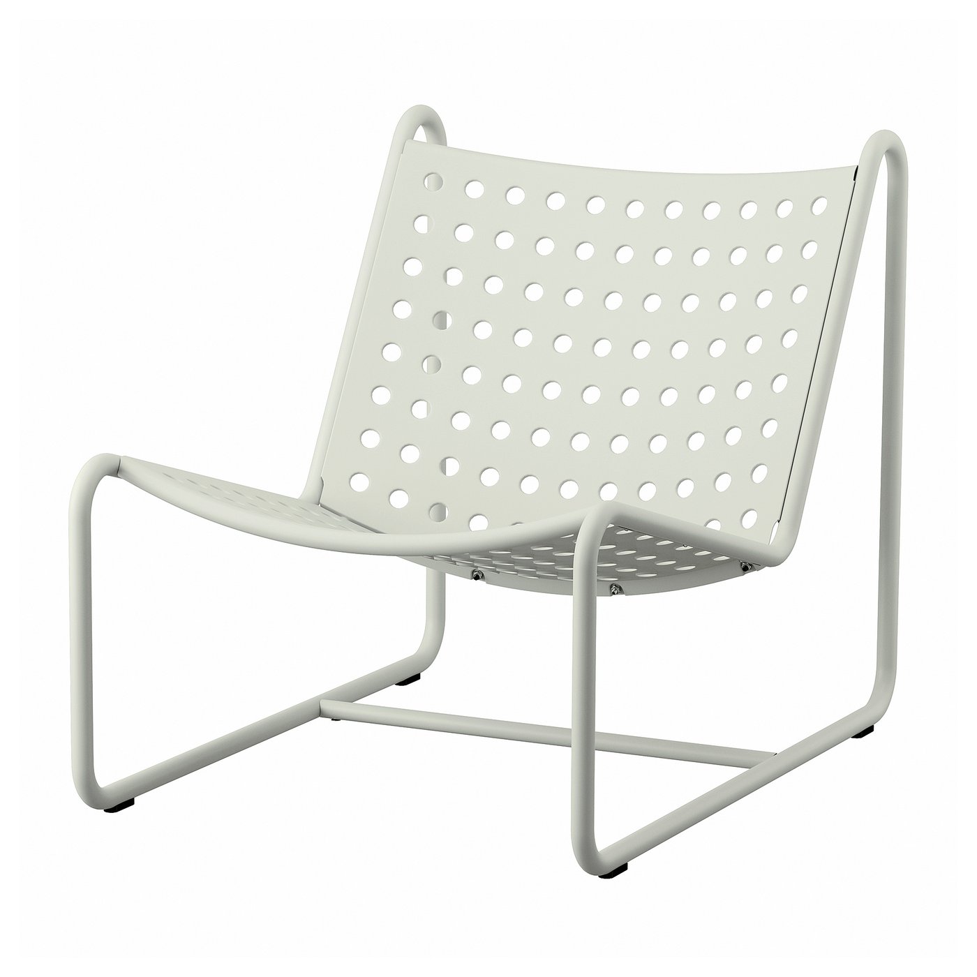 SKOGSÖN スコグソーン イージーチェア, ライトグレー 屋外用 - IKEA