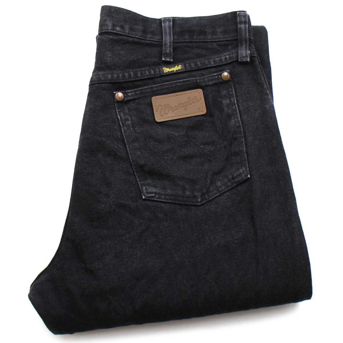 00s メキシコ製 Wranglerラングラー 13MWZ ブラック デニムパンツ w33