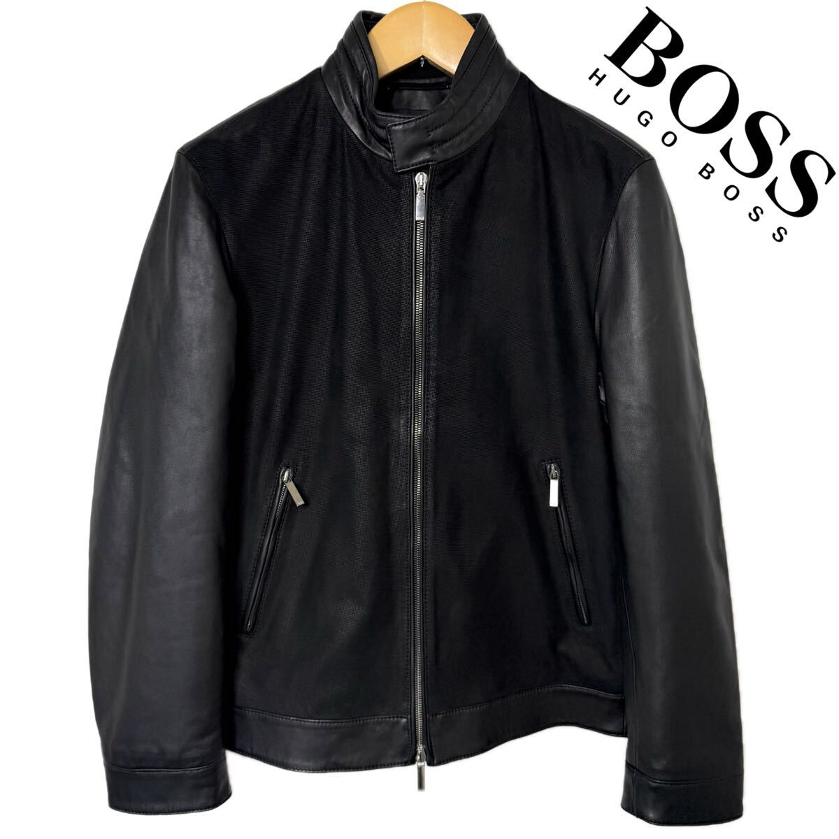 2026年最新】Yahoo!オークション -「レザージャケット」(HUGO BOSS)の