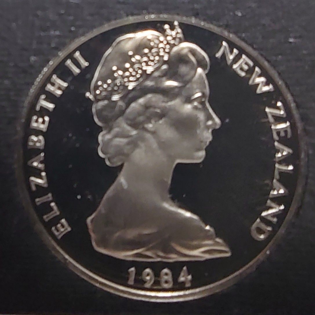 1984年 ニュージーランド銀貨 ブラックロビン銀貨 SV925 他プルーフ