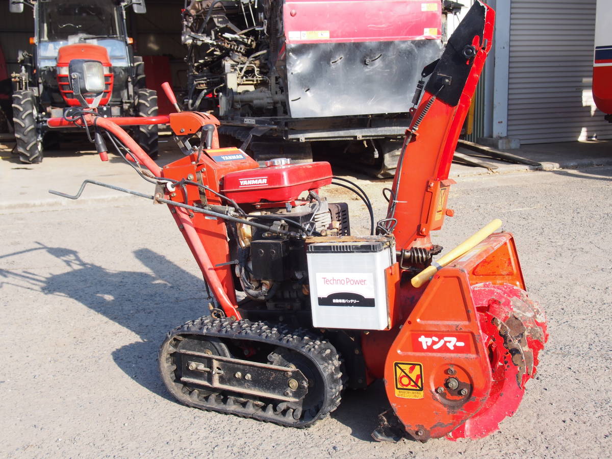 Yahoo!オークション - 宮城発 ヤンマー 除雪機 YSR60X セル付 6馬力 除