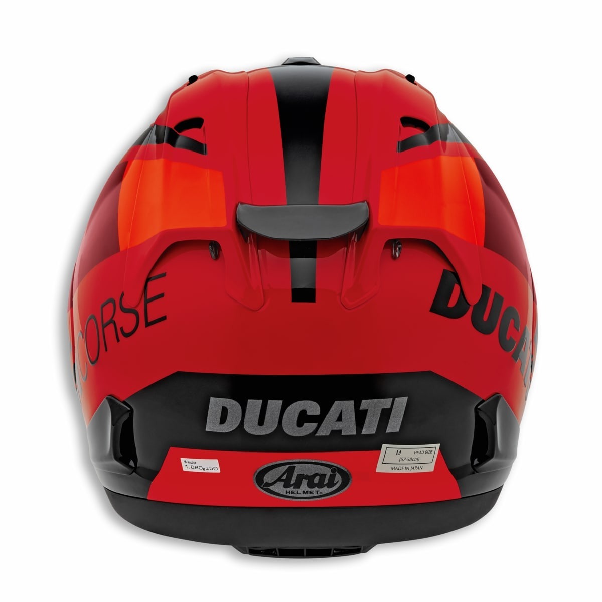 送料無料 ドゥカティ 純正 Ducati Corse V6 ヘルメット XLサイズ Arai