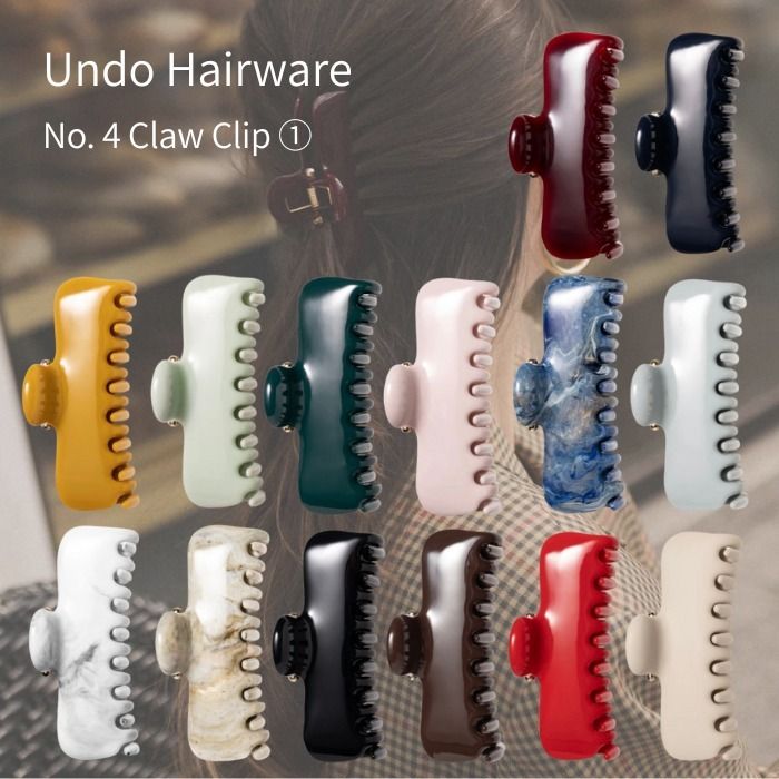 関税送料込】Undo Hairware No. 4 Claw Clip ヘアクリップ (UNDO