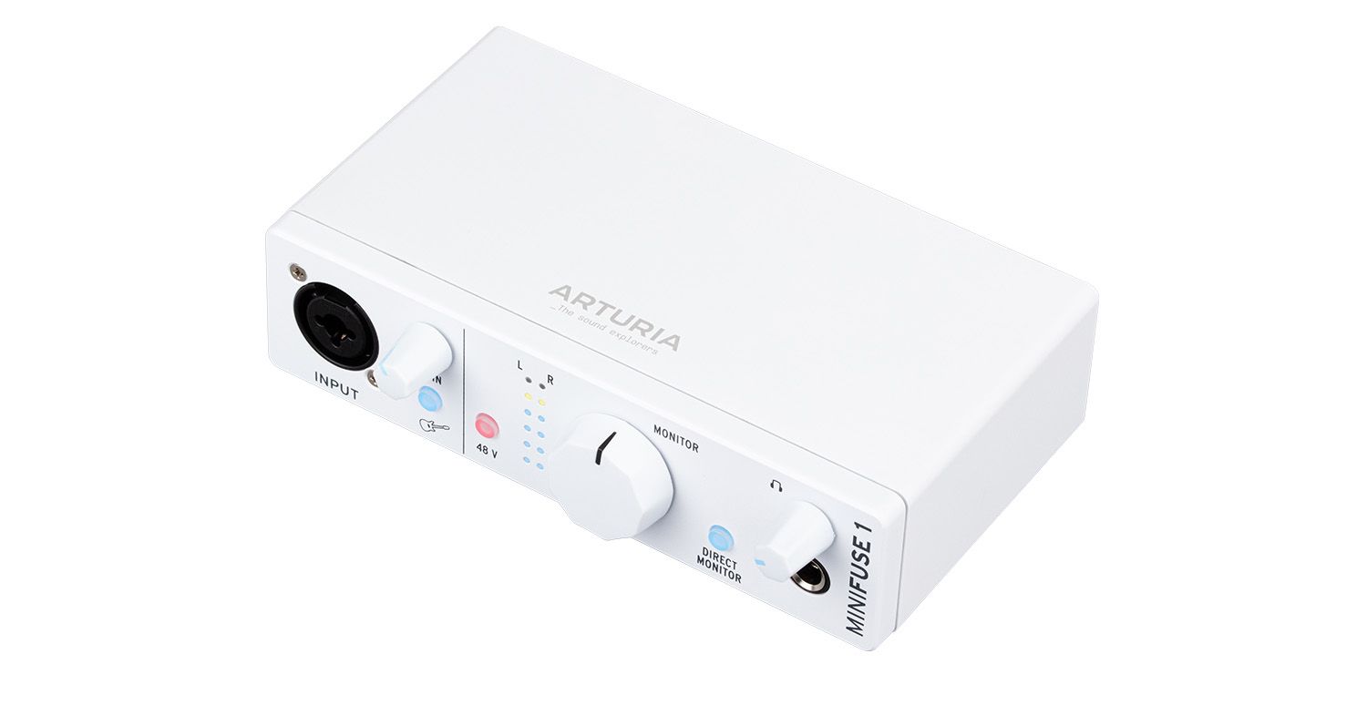 Arturia Interface Minifuse 1 White MIDI 1x2 - Home