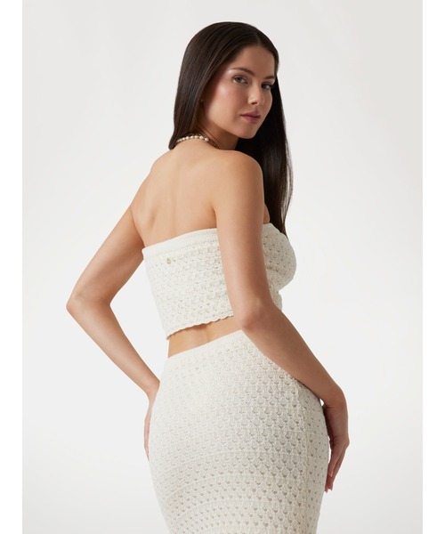 STRAPLESS Luca Tube Top トップス | GUESS(ゲス) JAPAN 公式