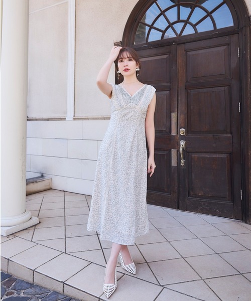 Her lip to（ハーリップトゥー）の「Lace Trimmed Floral Dress