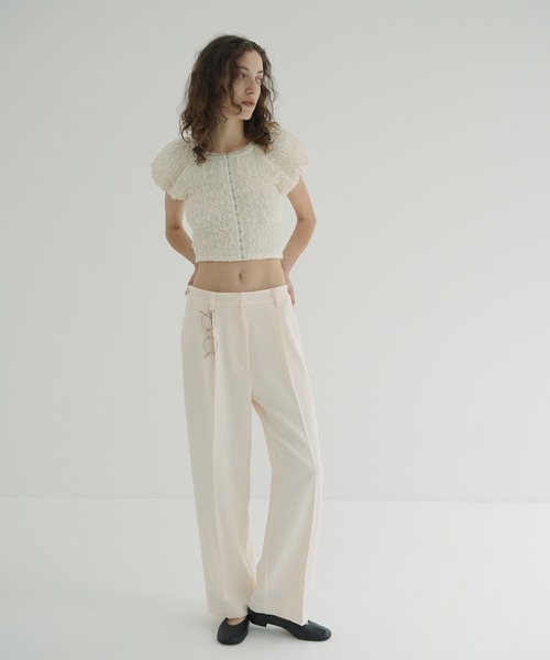 セール】SHIRRING PUFF TOPS（Tシャツ/カットソー）｜CLANE（クラネ