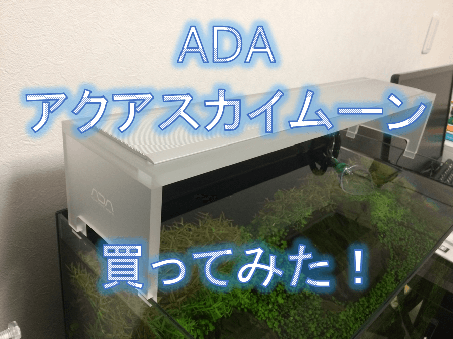 水草用LED照明】ADA アクアスカイムーン 601を買ってみた！｜ちゃん