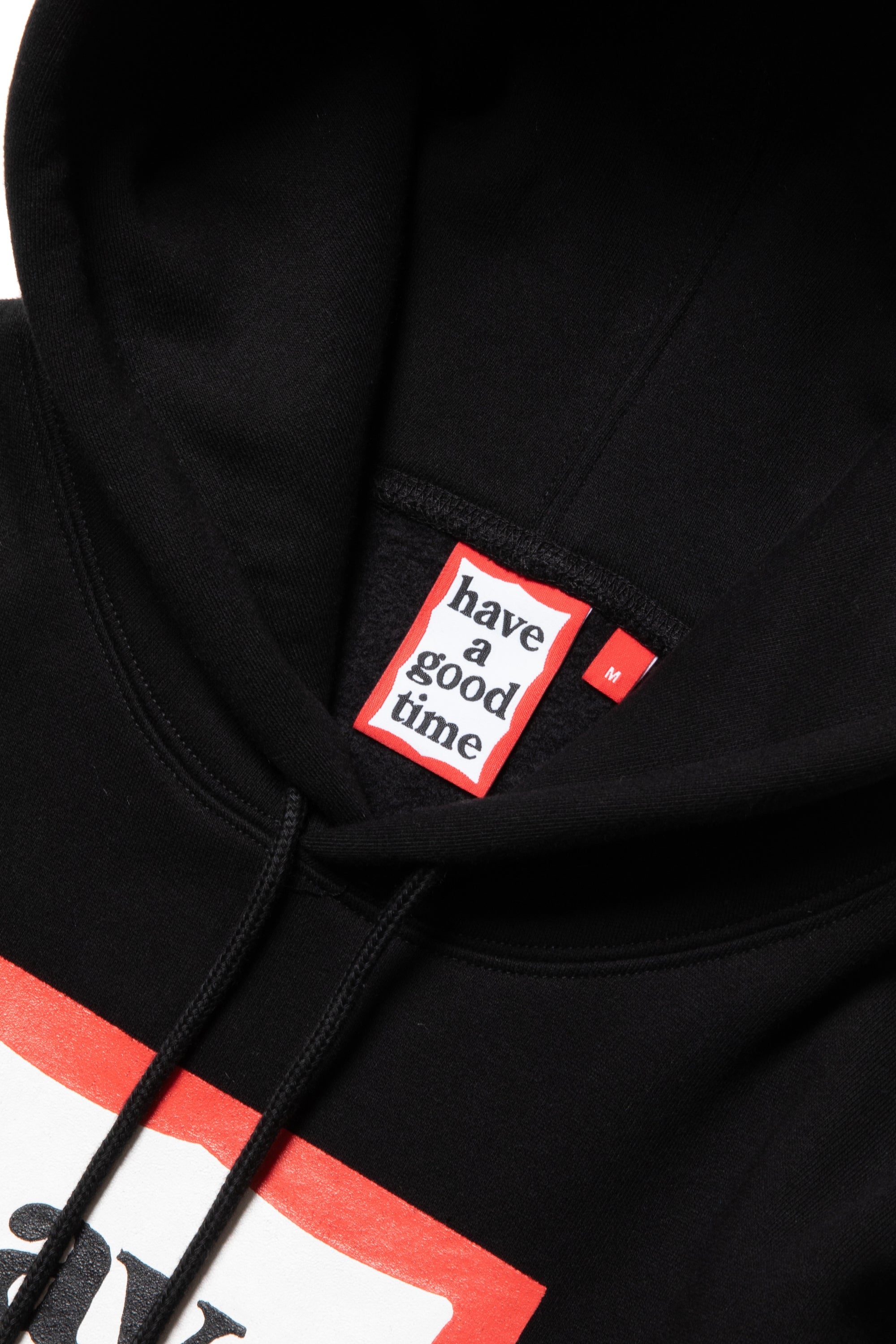 FRAME PULLOVER HOODIE FL BLACK – have a good time