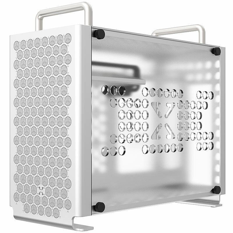 ZZAW B2 Mini ITX Computer Case PC Aluminum Acrylic Side Panels SFX