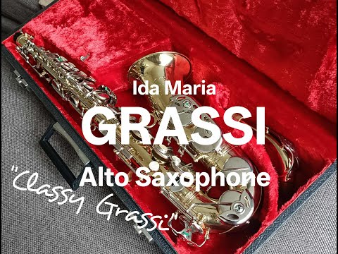 Ida Maria Grassi Italian handmade alto saxophone - 