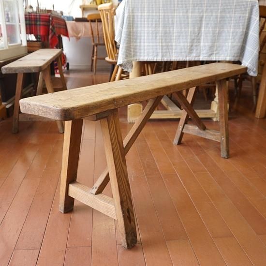 フランス アンティーク 枯れた風合いが素敵なベンチ A - drop antiques