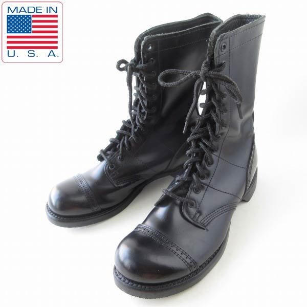 新品 USA製 米軍 CORCORAN コーコラン 12ホール ジャンプブーツ 黒