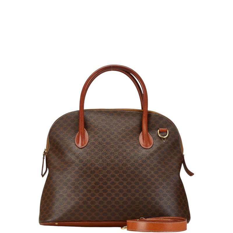 CELINE（セリーヌ） マカダム ボストンバッグ ショルダーバッグ 2WAY