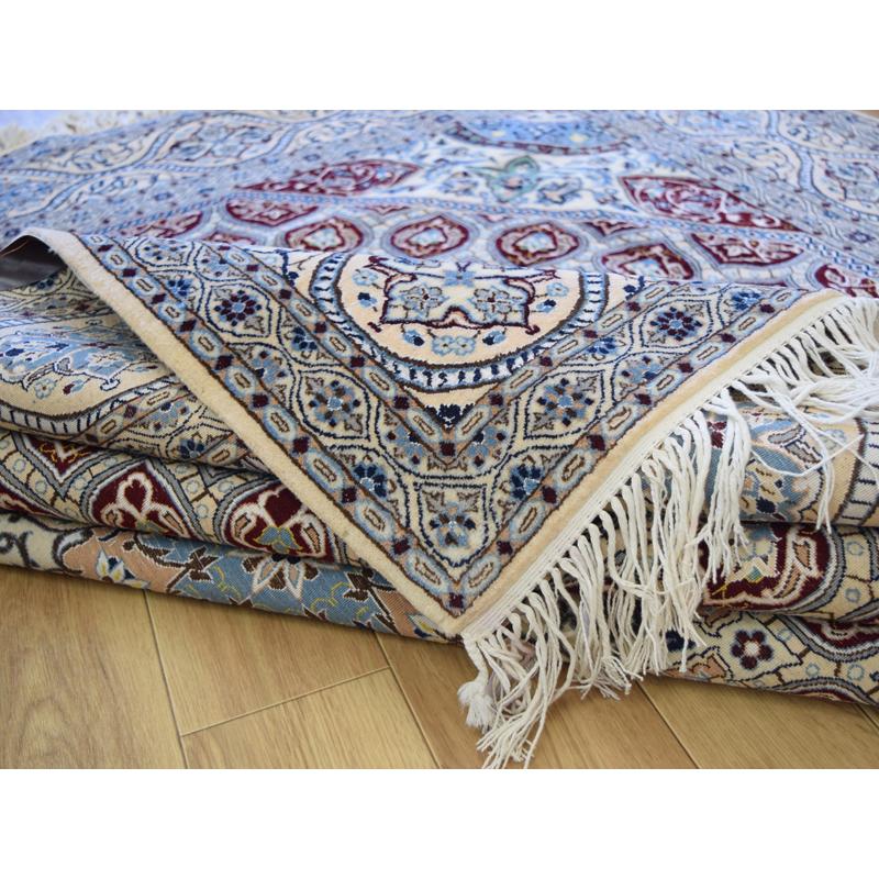 新品 ペルシャ 絨毯 ナイン 6la 210 x 204 cm No.588S 正方形 縦横2m