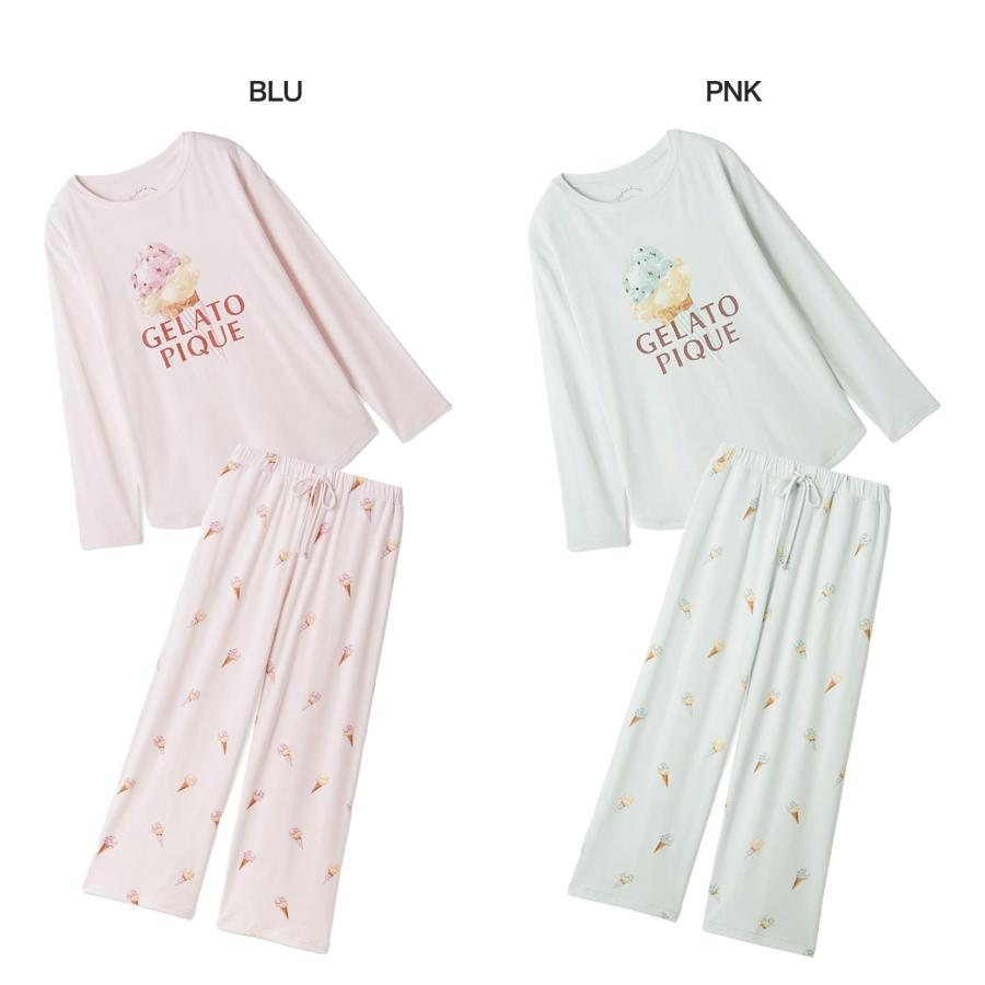 gelato pique（ジェラートピケ） アイスワンポイントロンT&アイス柄