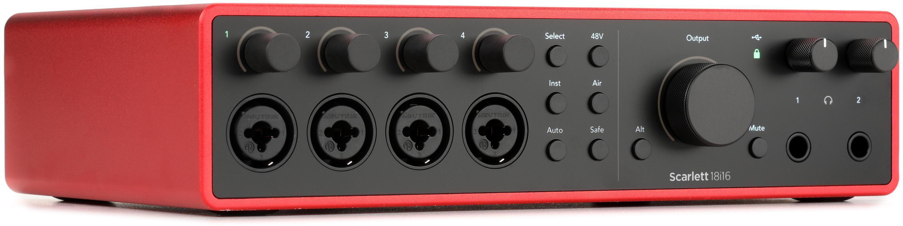 Focusrite Scarlett 18i16 4th Gen USB Audio Interface | Sweetwater
