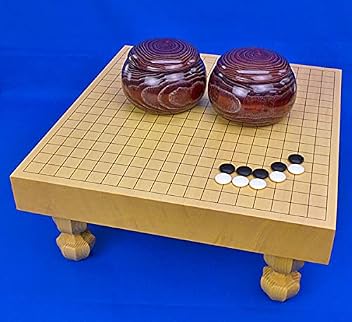 Amazon.co.jp: 将碁屋: 足付碁盤セット