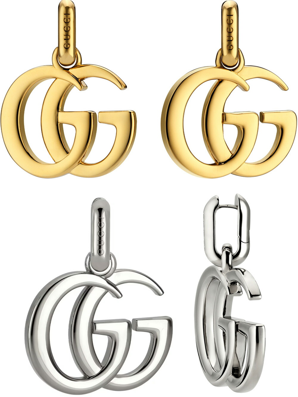 楽天市場】GUCCI グッチレディースピアスインターロッキングGロゴGG