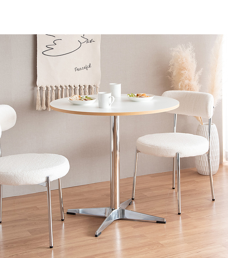 ダイニングテーブル 円形 丸テーブル カフェテーブル 2人用 直径80cm