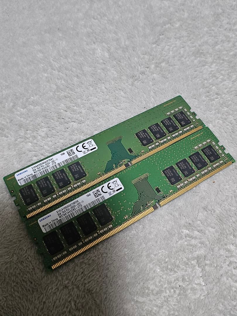 SAMSUNG DDR4 2666 8GB ×2 計 16GB　(CTD) SAMSUNG（サムスン） SAMSUNG ddr4-21300 PC4-2666V 8GB 2枚で 16GB