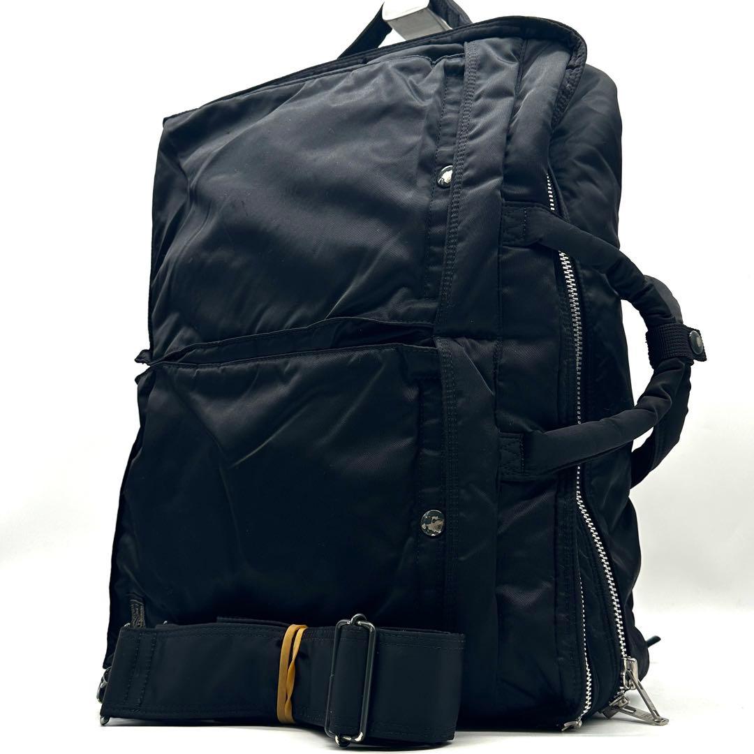 【近年モデル】ポーター タンカー 3way ビジネスバッグ リュック 2層式 黒 TANKER(タンカー) 3WAY DOCUMENT BAG | 吉田カバンホームページ