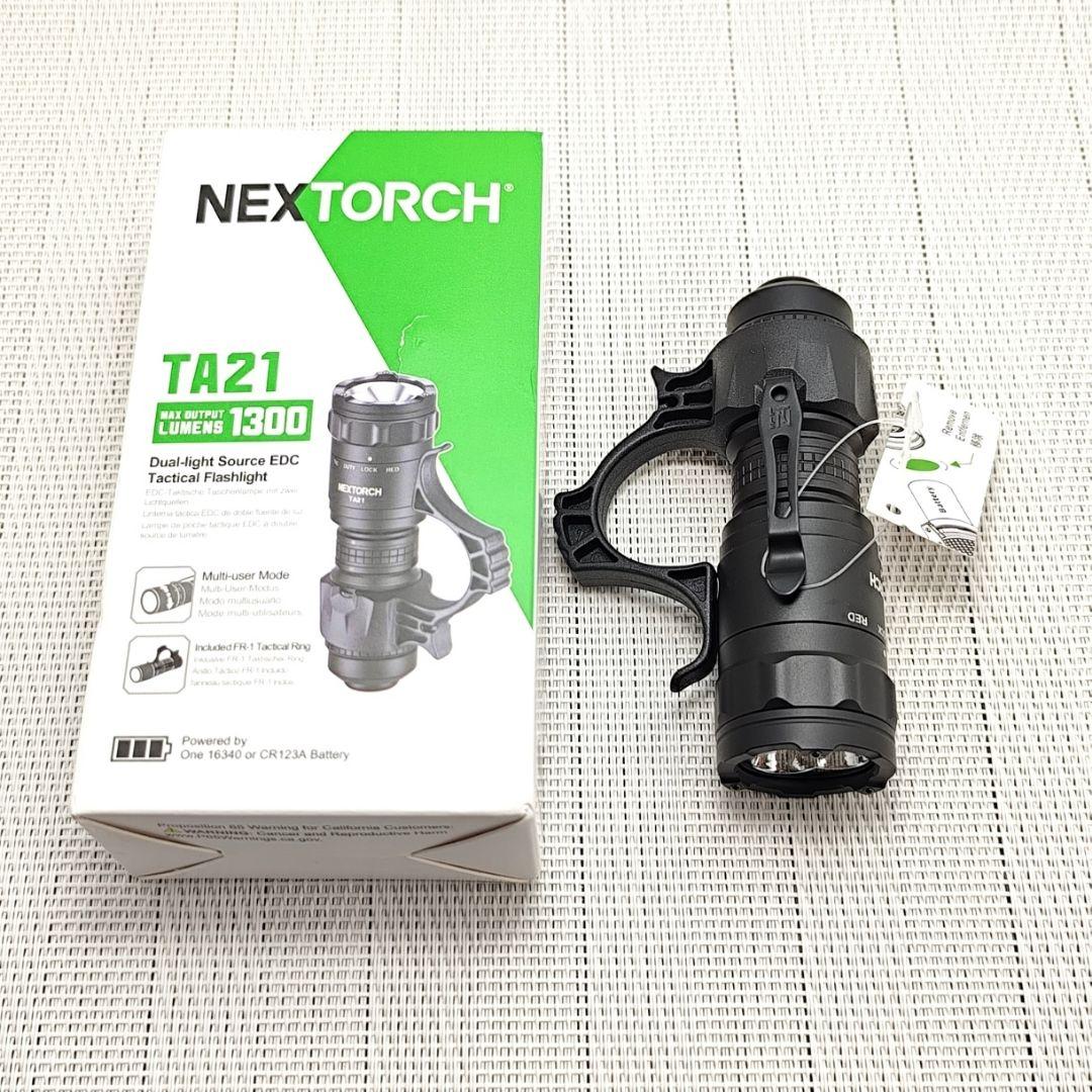 NEXTORCH TA21 【動作確認のみ・ほぼ未使用品】 NEXTORCH（ネクストーチ） TA21 Tactical Flashlight : ミリタリー