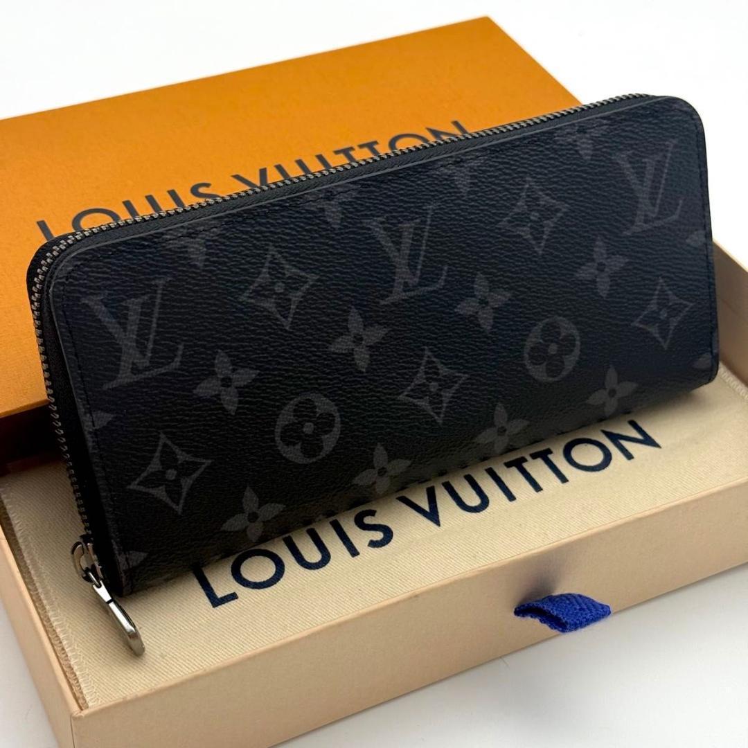 【新品同様】ルイヴィトン モノグラム エクリプス ジッピーホリゾンタル 長財布 LOUIS VUITTON（ルイ・ヴィトン） 【並行輸入品】 長財布 ジッピー