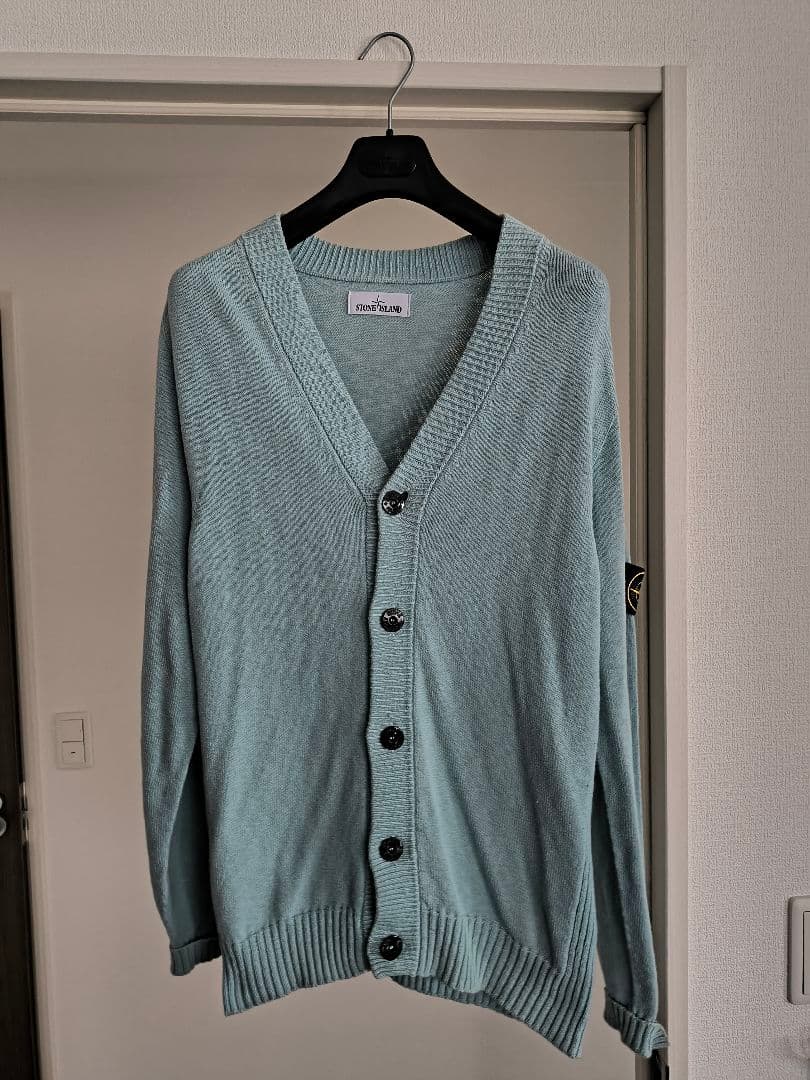 ストーンアイランド/コットンナイロン　カーディガン(22ss) STONE ISLAND（ストーン アイランド） カーディガン 556A2 WINTER