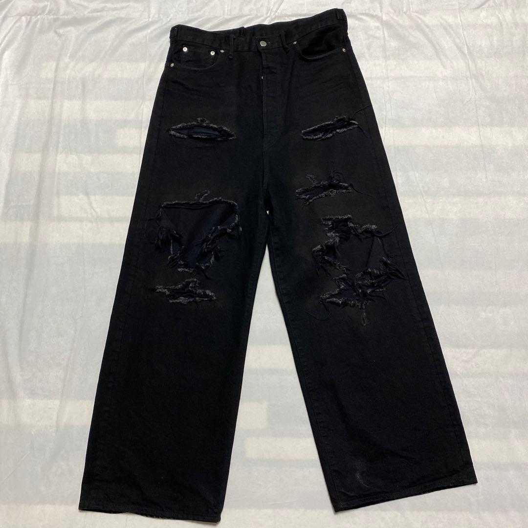 greatLAnd ORIGINAL DENIM PANT DESTROY - メルカリ