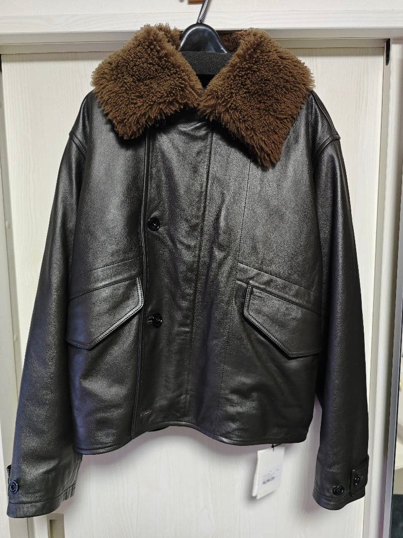 LEMAIRE ルメール シアリング レザー フライトジャケット定価60〜65万