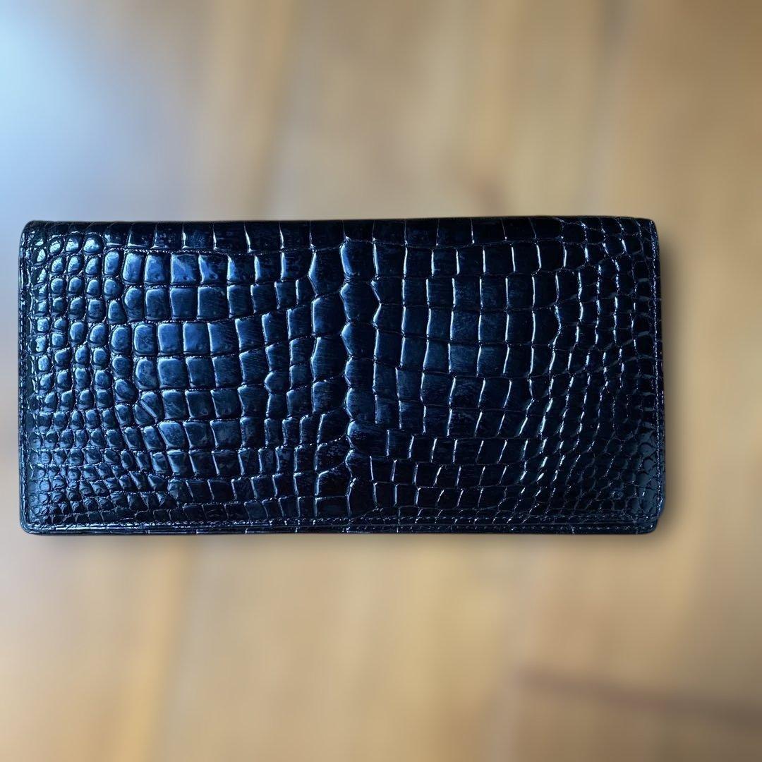 WAKO クロコダイルレザー 長財布 フレッジ×WAKO クロコダイル 長財布 ブラック |長財布 | WAKO公式