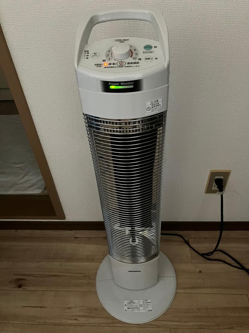 【美品】コロナ コアヒートスリム DH-922R (2022年モデル) コアヒート アウトレット コロナ 遠赤外線暖房 電気ストーブ