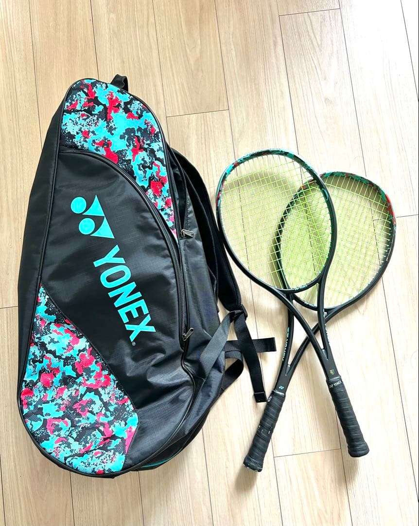 YONEX ラケット ジオブレイク70VS 2本バッグ6本入り付き YONEX（ヨネックス） ソフトテニスラケット ジオブレイク70S GEOBREAK