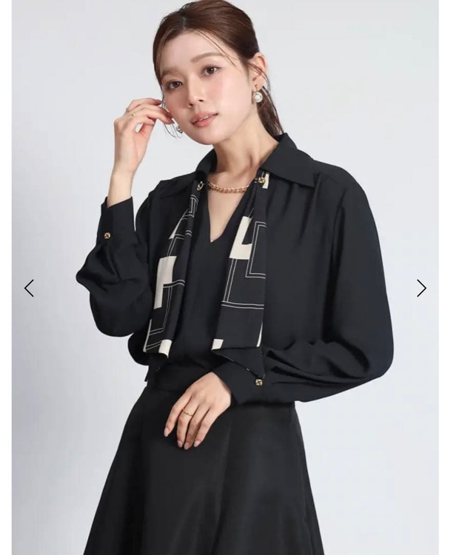 ヤマダヤ YAMADAYA 新品タグ付きFENNEL ブラウス ブラック M FENNELのシャツ/ブラウスの商品一覧｜ファッション通販のYAMADAYA STORE