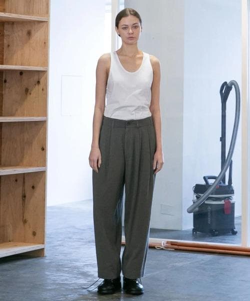 パンツ my beautiful landlet TUCK WIDE PANTS my beautiful landlet（マイビューティフルランドレット） パンツ 「my