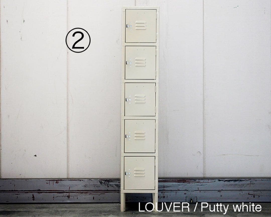 一*ぐ様 LYON 5-TIER LOCKER LOUVER PFS ② Standard Steel Five Tier Box Locker 1-Wide | Lyon (5T SD 1W)
